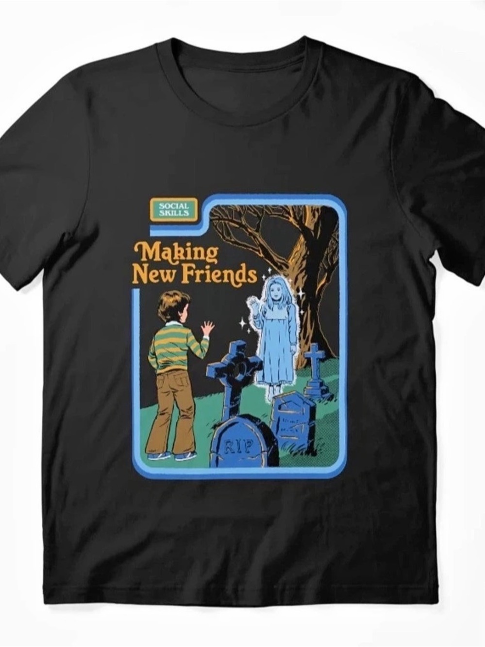 Steven Rhodes 👻 Making New Friends T-Shirt - BNWT!